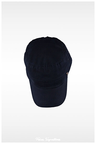 PIECE SIGNATURE Quality Vintage Military Style Metal Star Hat (Unisex) (Rear ...