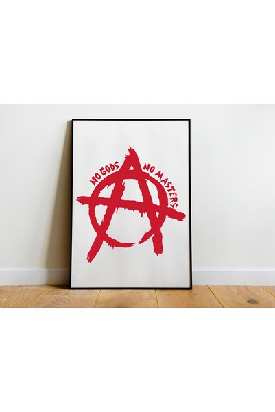 Generic Brand Poster Anarchist No Gods No masters