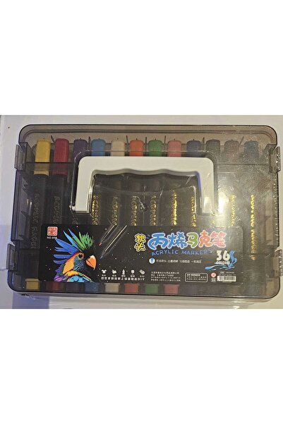 NO BRAND ACRYLIC MARKERS 36 COLOURS