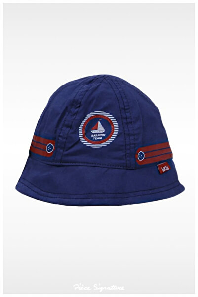 PIECE SIGNATURE 100% Cotton (1-3 Years) Boy's Fisherman Hat ((44-46 cm)