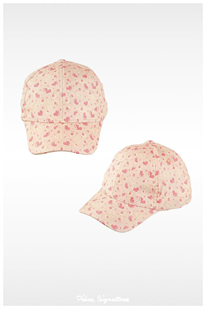 PIECE SIGNATURE 100% Polyester Printed Baby Girl Hat (Age 1-3) (Size 48-50 cm)