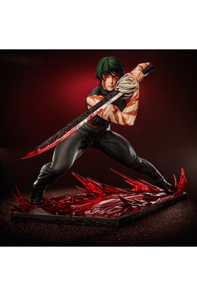 Anka Atolye Maki Zenin Figür (25cm) - Jujutsu Kaisen Profesyonel Airbrush El ...