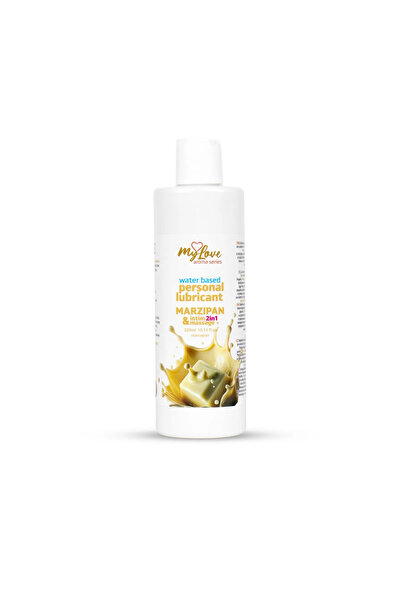 mylove Lubrifianți Aromatizați Seria Aroma Intim și Masaj 2 în 1 Marțipan 300ml