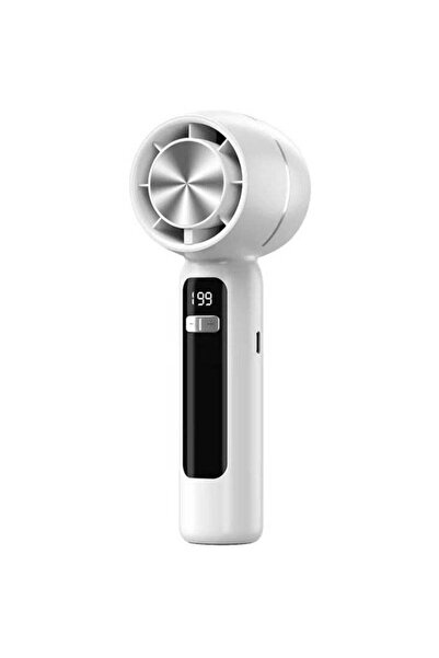PopZa TANMASHI F19 Rechargeable Handheld Turbo Fan – Portable Personal Coolin...