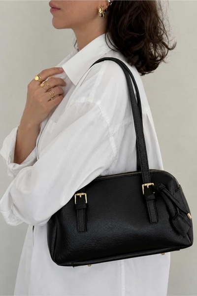 Yuka Atelier Como Double Compartment Zippered Women's Shoulder Bag