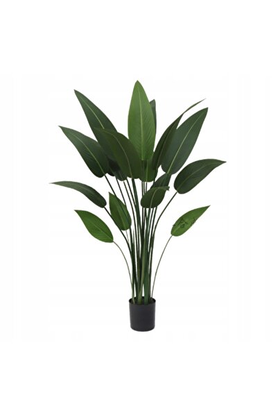 ITIMPORT PLANTĂ ARTIFICIALĂ PALMIER DE BANANĂ XXL ÎN O Ghiveci REALISTĂ 110cm