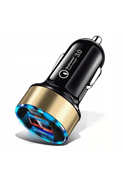 Koanni Încărcător auto LED rapid 3.1A QUICK CHARGE 3.0 la8_ZLOTY