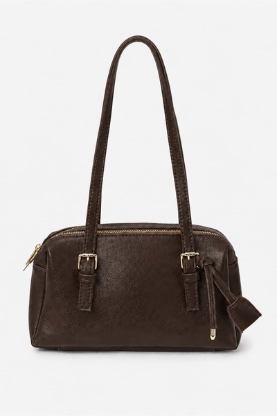 Yuka Atelier Como Double Compartment Zippered Women's Shoulder Bag