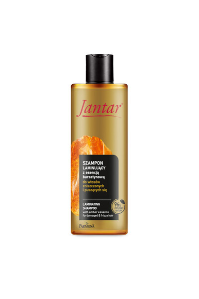 JANTAR Șampon pentru laminare |   pentru păr deteriorat și rebel, cu esență d...