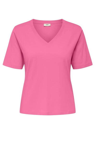 JDY Tricou Jdyrex 100% bumbac, croială normală, cu decolteu în V 15352294