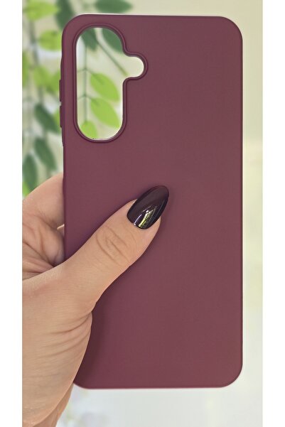 Magic Ring Samsung Galaxy A16 Uyumlu İçi Kadife Bordo Telefon Kılıfı