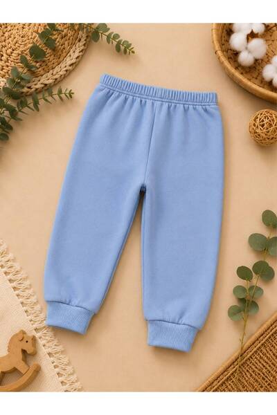 Organic Product DimpleBaby Erkek Bebek Ayıcık Baskılı Sweatshirt Eşofman Altı 2’li Takım 0-24 Ay