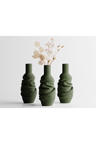 LayerCrew Vază decorativă Volo 20 cm 8.5 cm 8.5 cm Dark Green