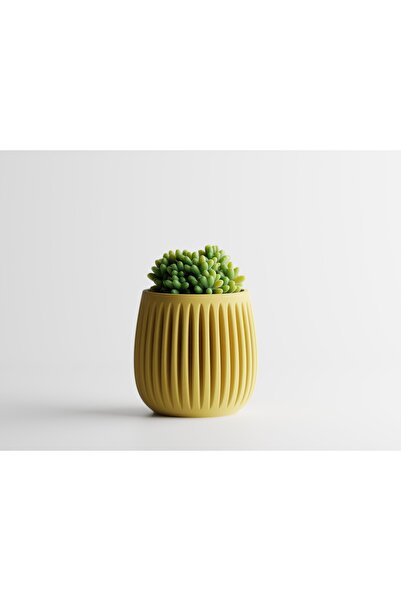 LayerCrew Ghiveci decorativ Columna 10 cm 10.2 cm 10.2 cm Yellow