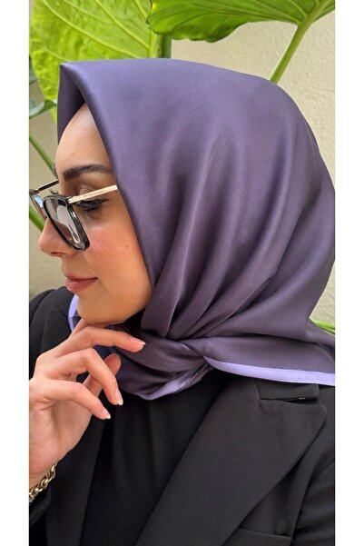 Firuze scarf Mor Degrade Design Soft Cotton Scarf