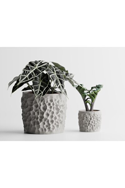 LayerCrew Ghiveci decorativ Cratera 12.1 cm 14.1 cm 14.2 cm Gray