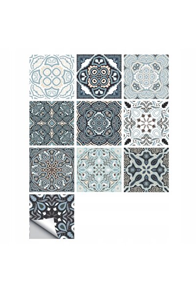 Koanni Plăci autoadezive din PVC tip patchwork, set de 10, tapet 20x20cm zm-0...