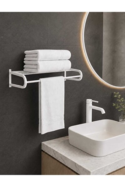 Metallica Concept Otel Tipi Havluluk Banyo Havluluk Raf