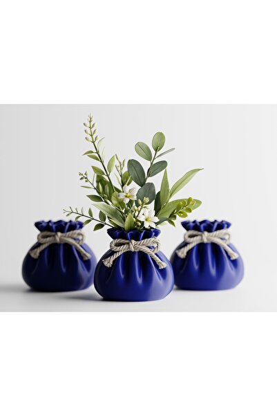 LayerCrew Vază decorativă Lazora 9.6 cm 8.5 cm 9.7 cm Blue