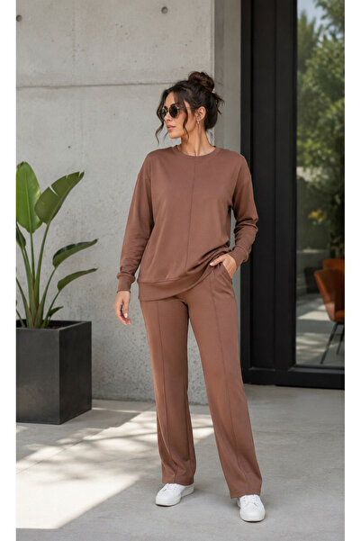 Mügerella EST.2026 Plus Size Loose Fit Comfortable Soft Texture Tracksuit Set
