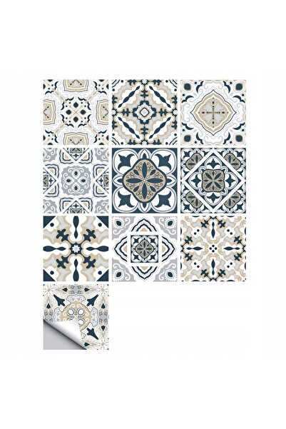 Koanni Plăci autoadezive din PVC tip patchwork, set de 10, tapet 20x20cm zm-0...