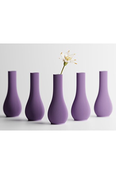 LayerCrew Vază pentru un fir Rini 18 cm 8 cm 8 cm Lilac Purple