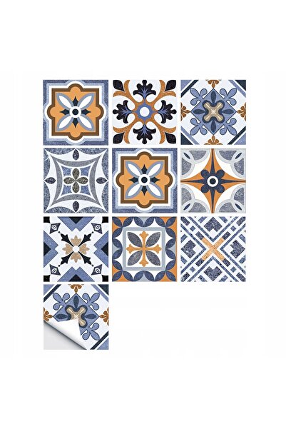 Koanni Plăci autoadezive din PVC tip patchwork, set de 10, tapet 20x20cm zm-0...