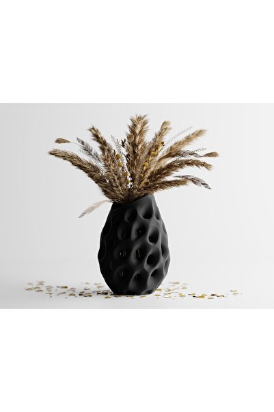 LayerCrew Vază decorativă Pora 20 cm 13.9 cm 14 cm Charcoal