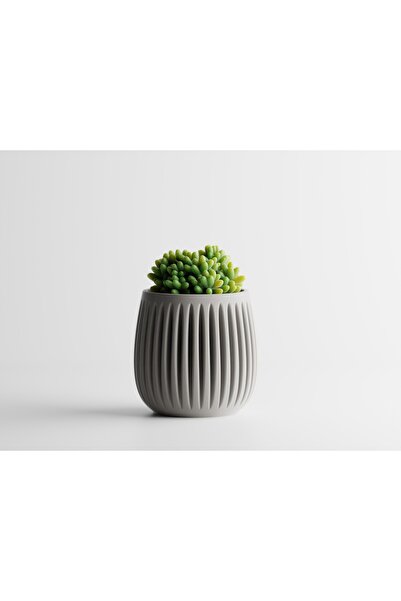 LayerCrew Ghiveci decorativ Columna 18 cm 18.3 cm 18.3 cm Gray