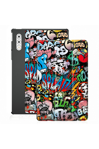 Techsuit Θήκη Lenovo Yoga Tab Plus, Techsuit, FoldPro Urban Vibe, Πολύχρωμη