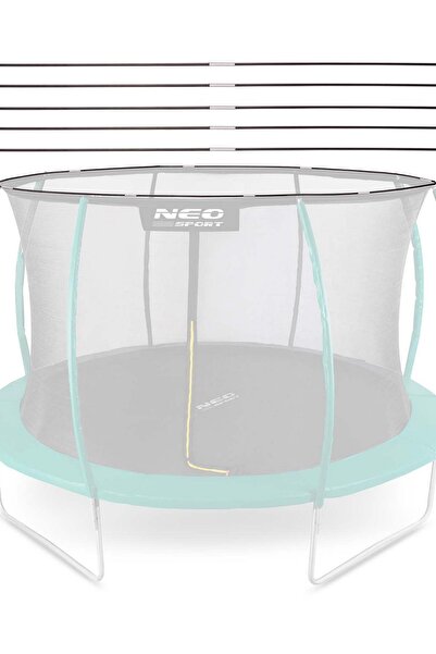 Neo-Sport Plasă de siguranță pentru trambulină, tip C, 374cm, 12ft