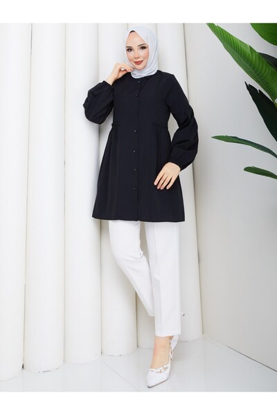moda periy ESİLA TUNİK SİYAH