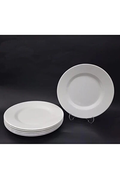 poliva home Melamin Büyük Servis Tabağı-lokanta Tabağı- 24 Cm 4 Adet