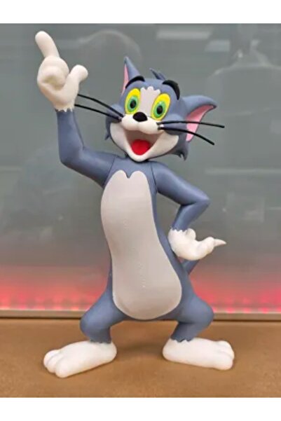 Internos Design Tom ve Jerry 2'li Karakter Figürü Tom 24 cm ve Jerry 15 cm