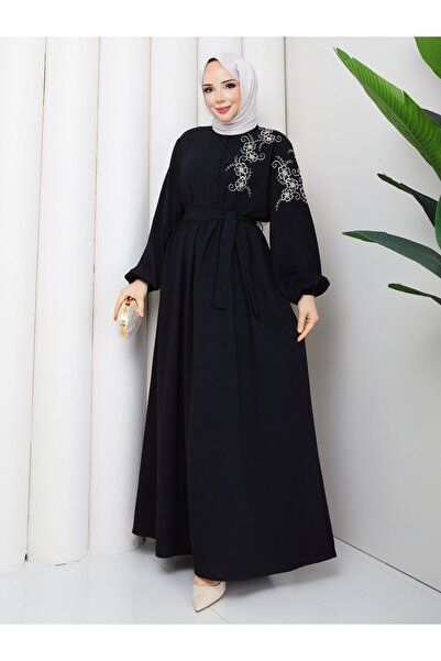 moda periy ÇİĞDEM ELBİSE SİYAH