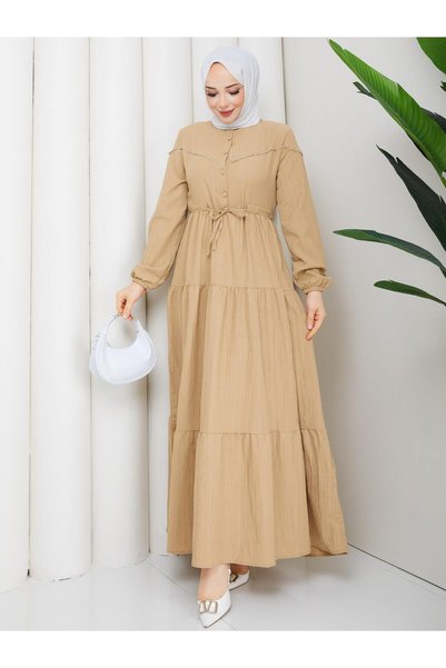 moda periy Suede Dress Stone