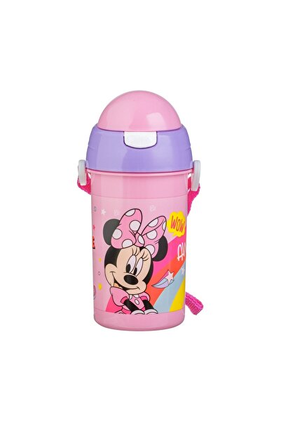 OEM Sticlă de apă Pop Up Minnie Mouse Roz Lila 500 ml pentru copii