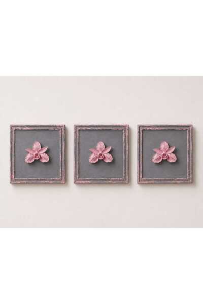 amazoondesing 3-Piece Vintage Floral Decorative Wall Panel – Stylish Wall Dec...