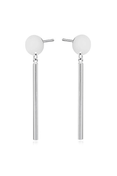 MANAVA Silver earrings - Monolith