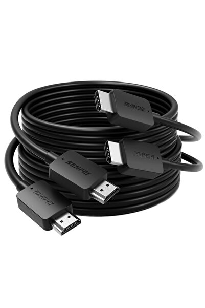 BENFEI Cablu Video Benfei, HDMI - HDMI, 8K, 1.8m, Set 2 Bucati, Negru