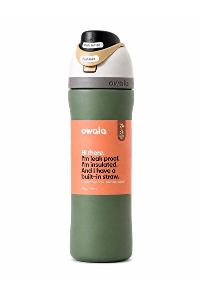 owala FreeSip Insulated Stainless Steel Water Bottle with Straw for Sports, T...