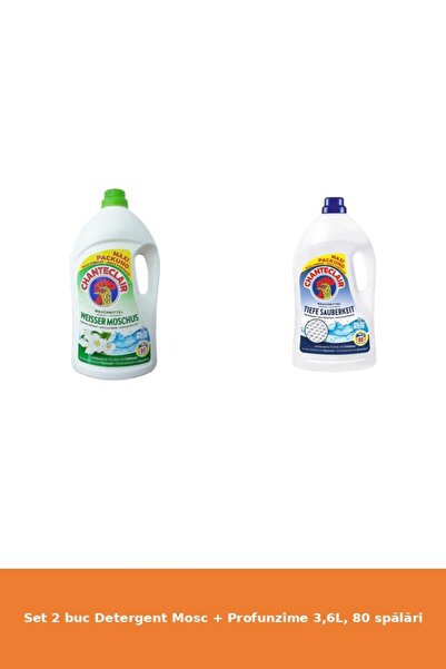 Chanteclair Set 2 Detergent 3,6L, 80 Spălări, 1xMosc, 1xProfunzime