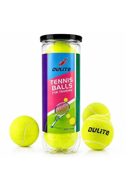 Generic Tennis Balls, 3-Pack High-Visibility Yellow in Reusable Storage Tube