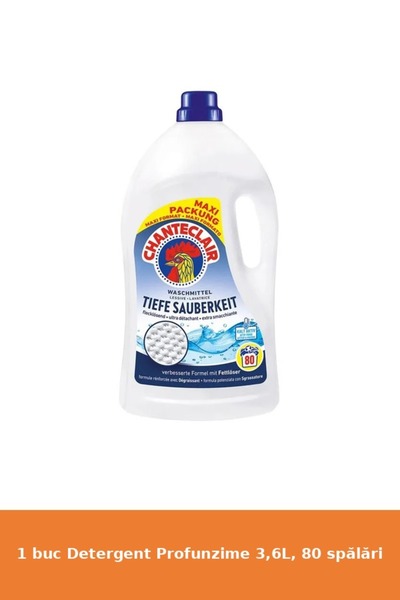 Chanteclair Detergent lichid Profunzime, 3,6L, 80 Spălări