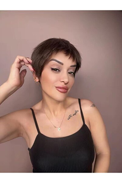 Suzan Peruk Medikal Peruk- Fiber sentetik saç gerçek saç dokulu- Ense kısmı a...
