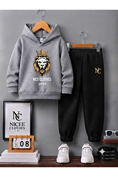 Leto Lykia SET TRENING COPII UNISEX (IMPRIMEU IASPĂ CU COROANĂ DE IARNĂ)