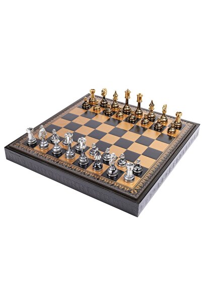 İTALFAMA Set italian rass/lemn auriu/argintiu fantezie + tablă auriu/negru 48