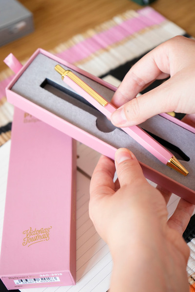 Victoria's Journals Premium Ballpoint Pen – Metal Body, Blue Ink, Special Gif...