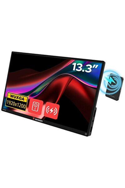 Verbatim Φορητή Οθόνη Αφής ALU 13.3 " WUXGA με Power Bank 5000mAh μαύρο 32087