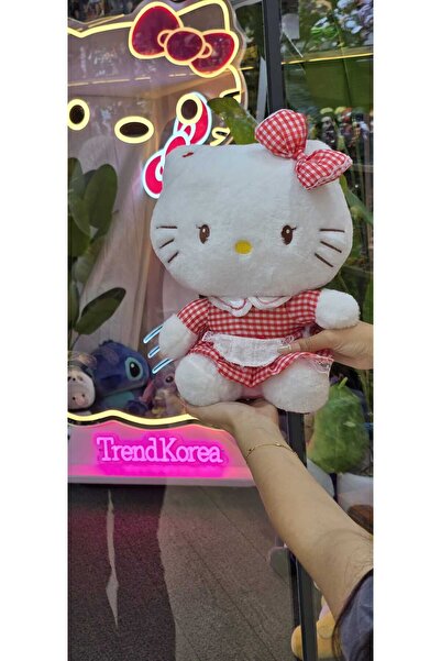 Hello Kitty Kırmızı etekli sevimli Pelüş oyuncak